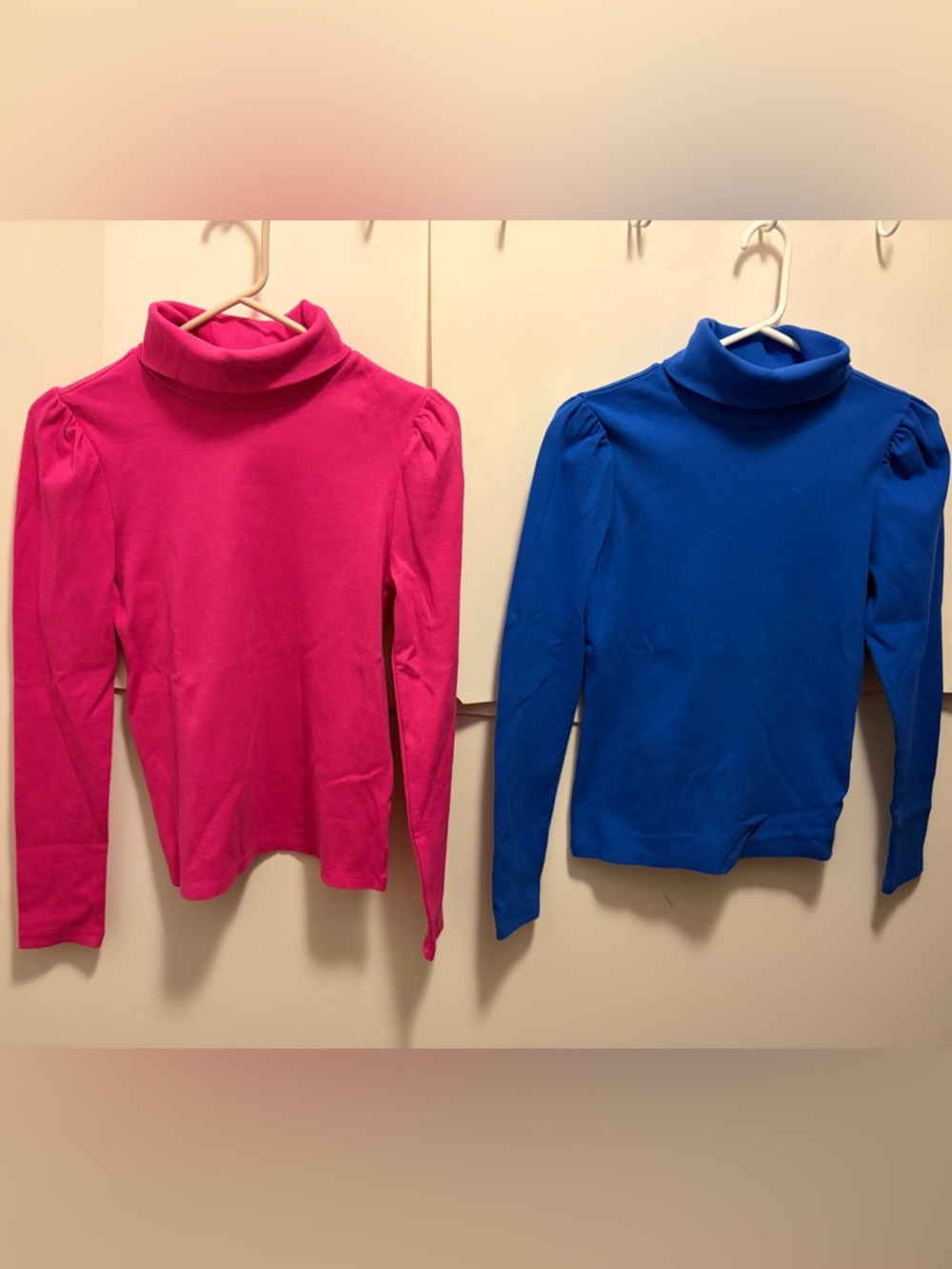 GAP Kids Cotton Ribbed Turtleneck T-Shirts - Two Items